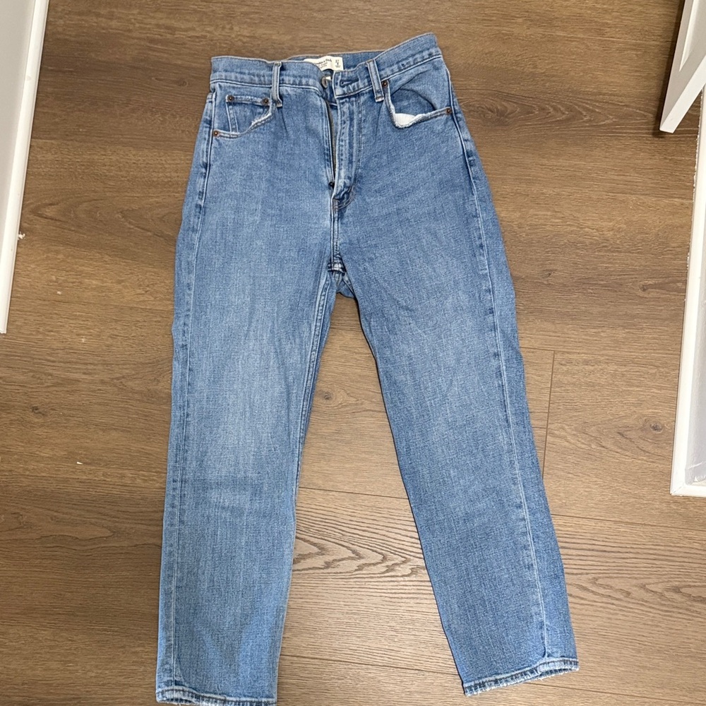Curve Love Abercrombie & Fitch Light Blue High Rise Jeans